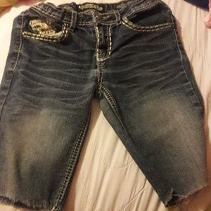 Blue jeans shorts